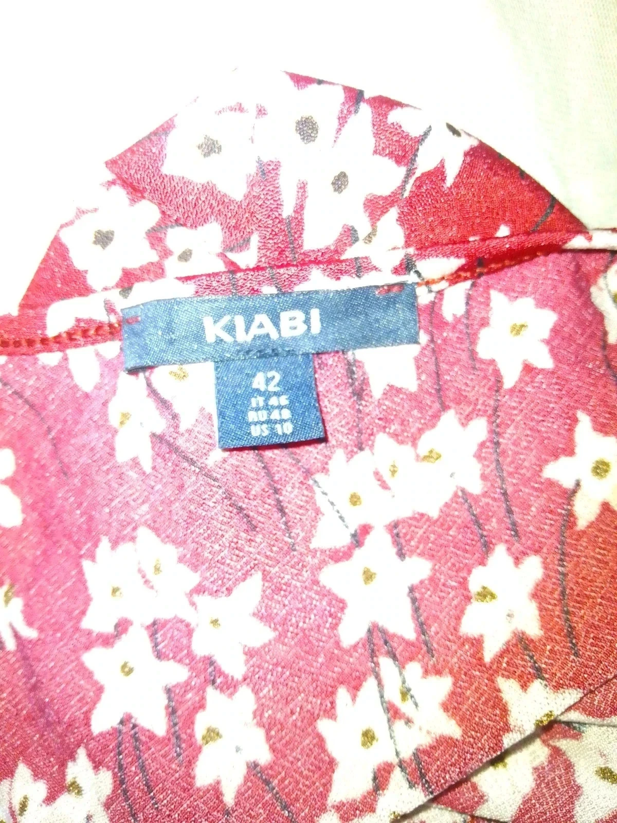Vestido longo Kiabi (borgonha), XL / 42 / 14 – photo 6